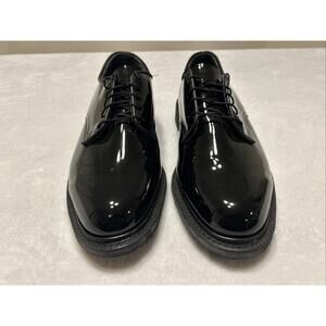 Capps Shoes Men’s Size 10.5 E Black Patent Leather Military Dress Uniform Oxford